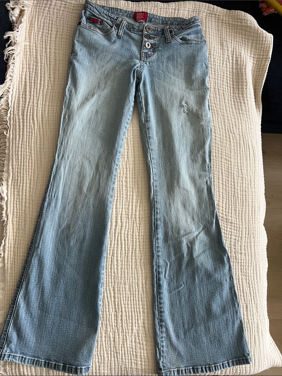 TILT Denim - Y2K Light Blue Button-Fly low rise Tilt Jeans